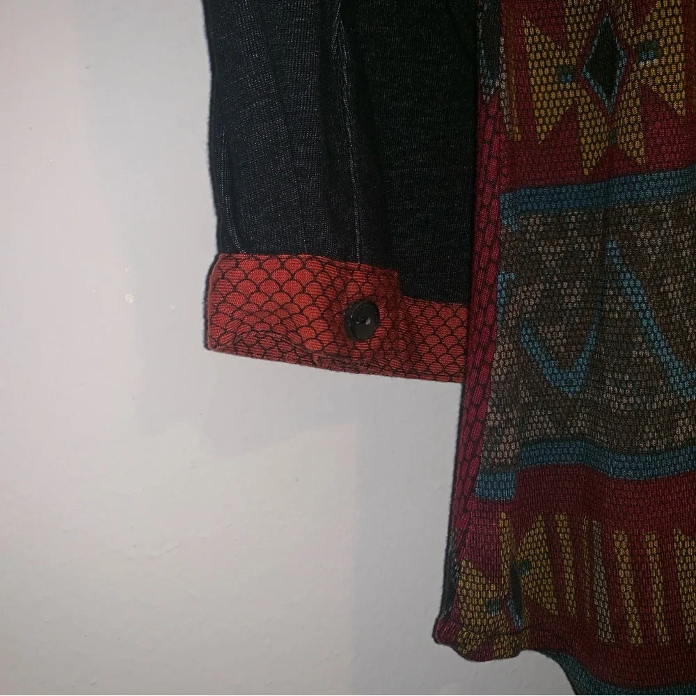 Multicolor Patterned Button Down - Picture 5 of 5